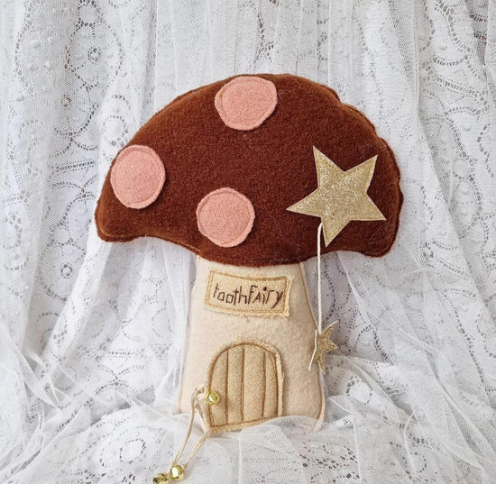 Mushroom Tooth Fairy House